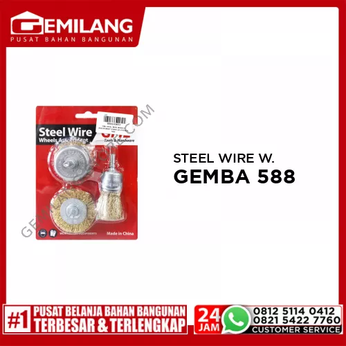 GML STEEL WIRE WHEELS ASSORTMENT XY600.20.2 GEMBA 588