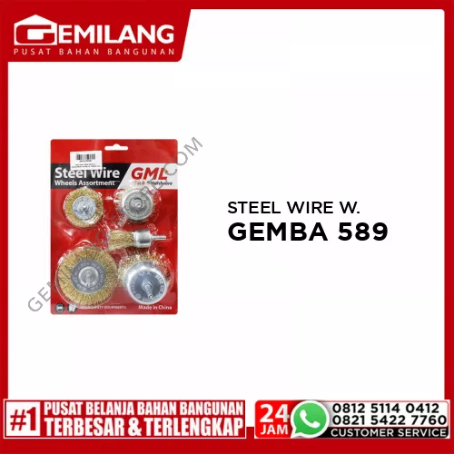 GML STEEL WIRE WHEELS ASSORTMENT XY600.21 GEMBA 589