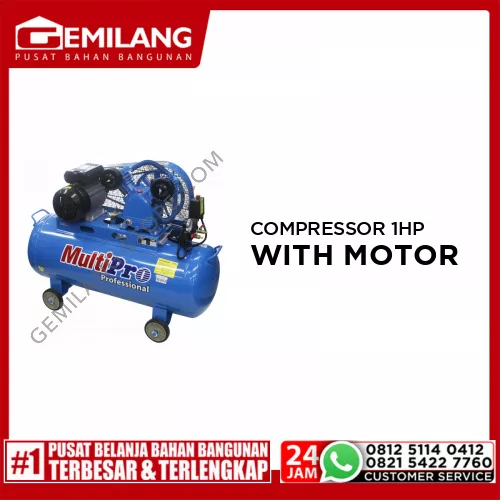 MULTIPRO COMPRESSOR VBC 100/100HS 1HP WITH MOTOR