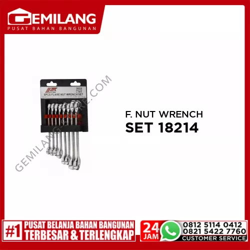 JTC FLARE NUT WRENCH SET (18214)