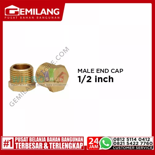 WIPRO MALE END CAP WN5125 1/2inch