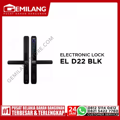 DEKKSON ELECTRONIC LOCK EL D22 BLACK