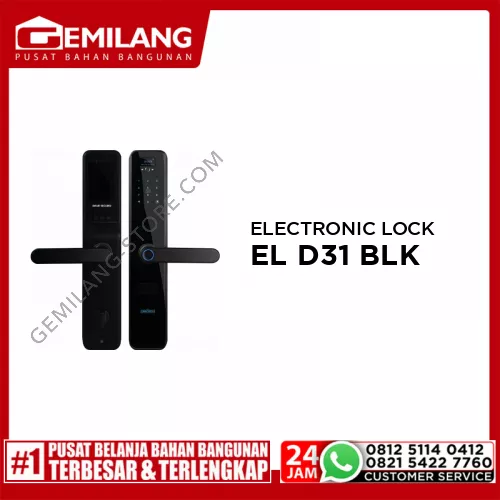DEKKSON ELECTRONIC LOCK EL D31 BLACK