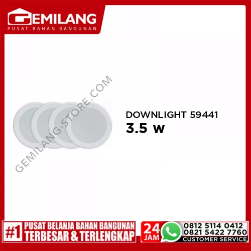 PHILIPS MESON DOWNLIGHT 59441 G2 080 RECESSED 65K (3+1) 3.5w