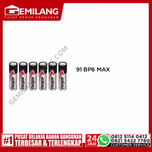 ENERGIZER 91 BP6 MAX (NEW)