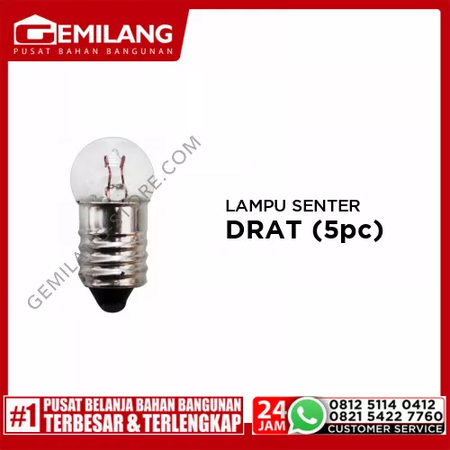 LAMPU SENTER DRAT 4.8V/25A (5pc)