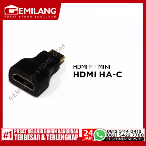 V-LINK CONVERTER HDMI FEMALE TO MINI HDMI VEGGIEG HA-C