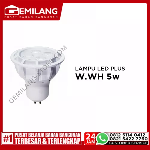 FATRO LAMPU LED PLUS MR16 220v W.WH 5w