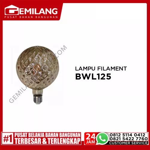 MEET LAMPU FILAMENT LED 2300K E27 6w BWL125