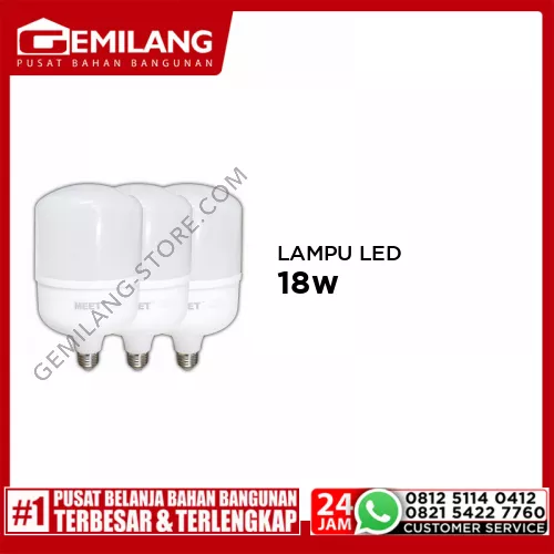 MEET LAMPU LED CAPSULE (2+1) 18w