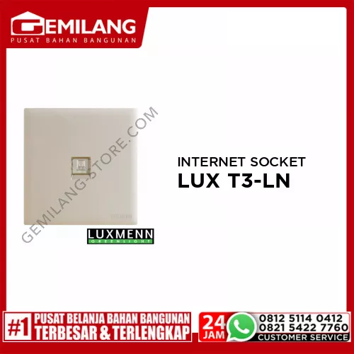 LUXMENN INTERNET SOCKET LUX T3-LN GOLD