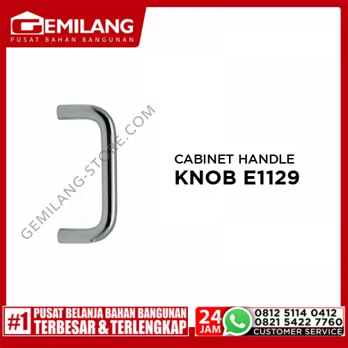 YANE CABINET HANDLE KNOB E1129 AC ZINC