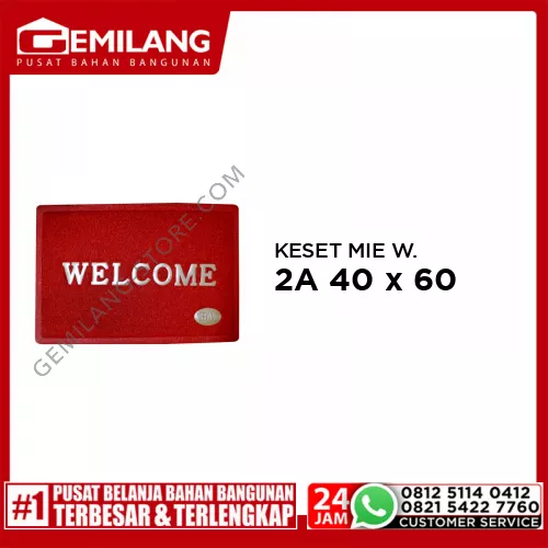 KESET MIE WELCOME 2A 40 x 60