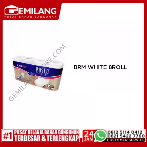 PASEO BRM WHITE 8 ROLL