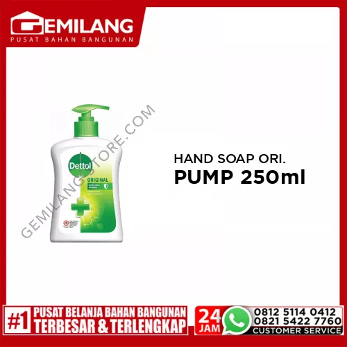DETTOL HAND SOAP ORIGINAL PUMP 250ml