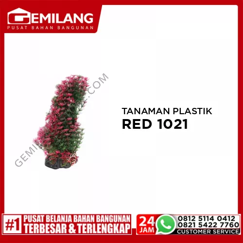 TANAMAN PLASTIK RED 1021
