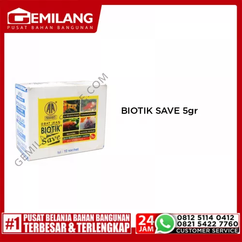 BIOTIK SAVE (anti bakteri & jamur) 5gr