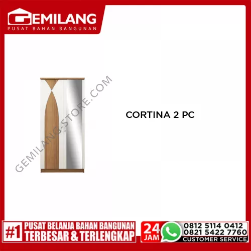 OLYMPIC CORTINA 2 PC