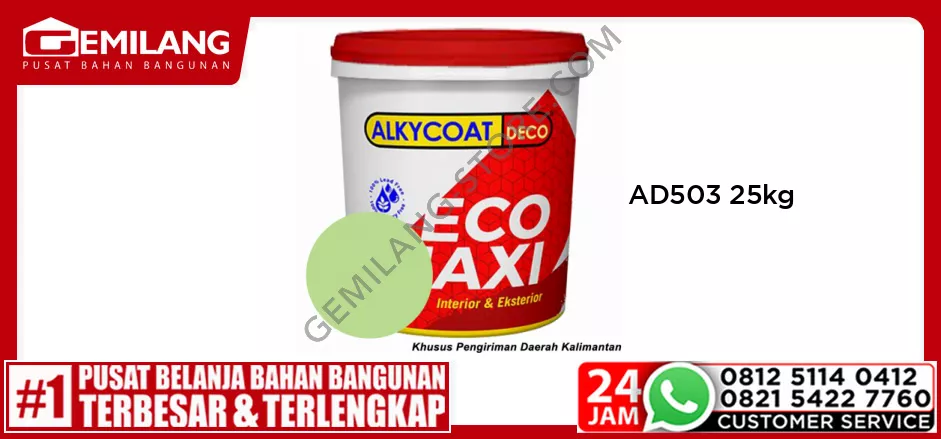NEO ALKYCOAT DECO AD503 GREEN CRUSH 25kg