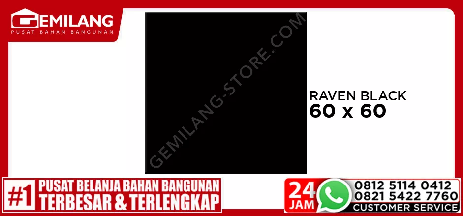 SANDIMAS GRANIT RAVEN BLACK 60 x 60