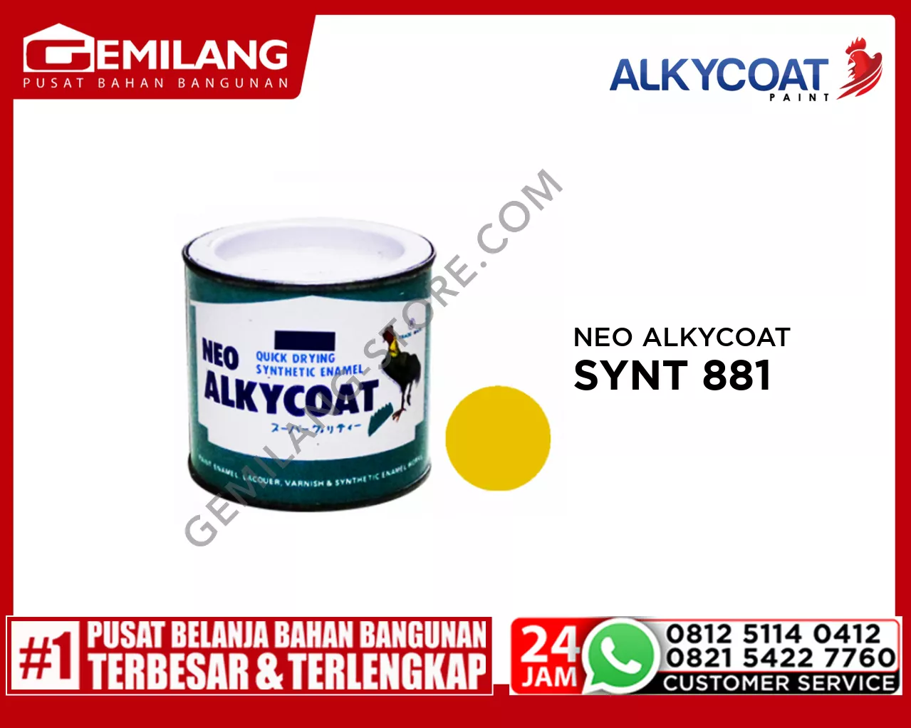 NEO ALKYCOAT SYNT 881 GOLDEN YELLOW 200cc
