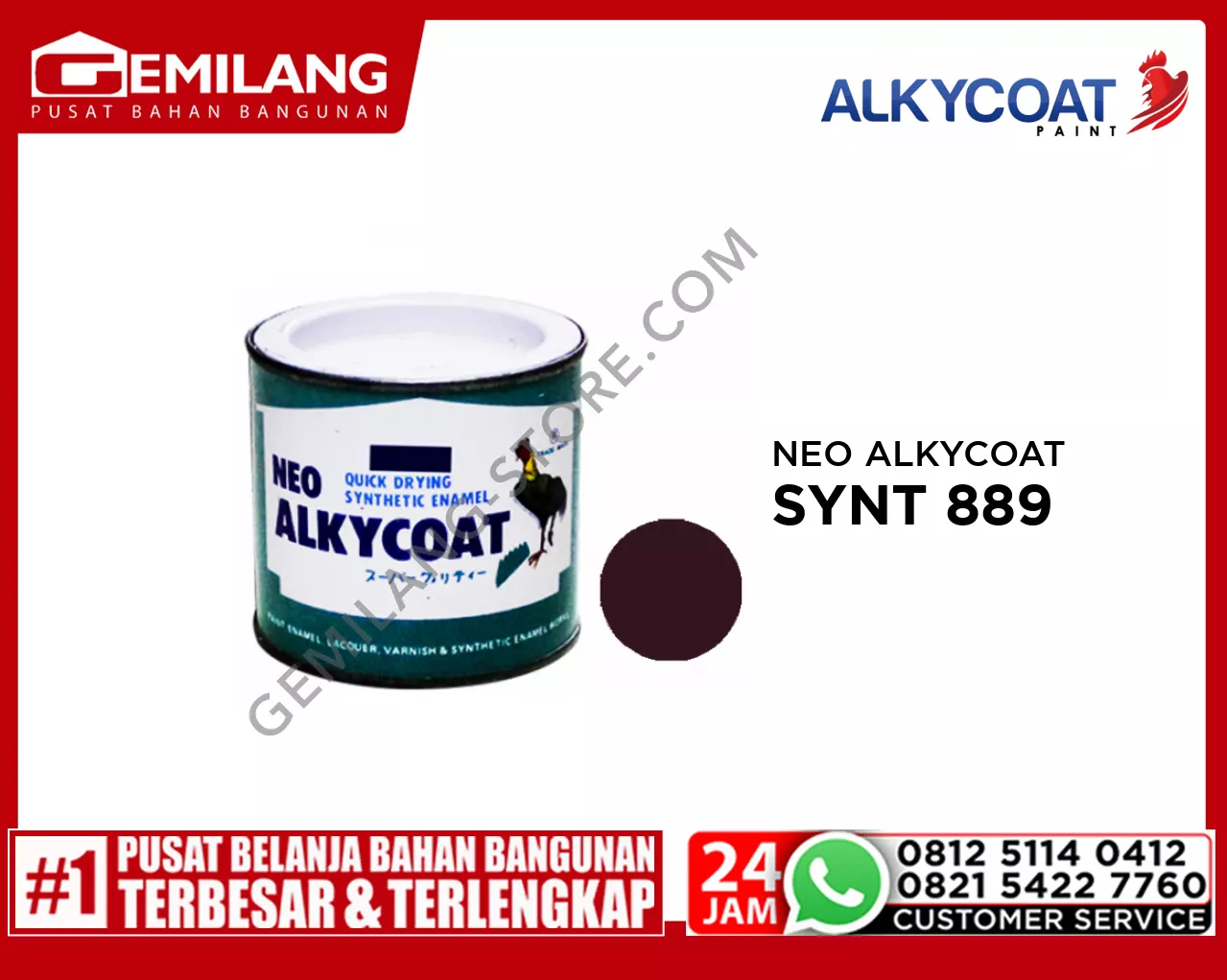 NEO ALKYCOAT SYNT 889 LIVER BROWN 200cc