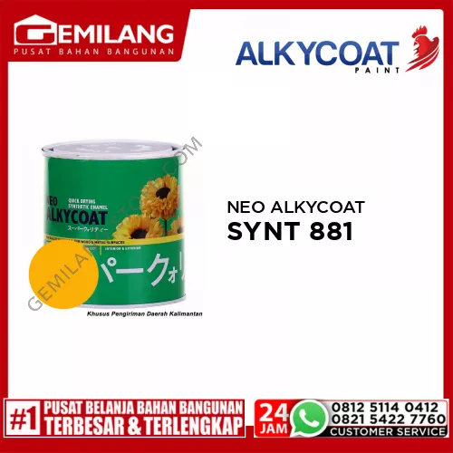 NEO ALKYCOAT SYNT 881 GOLDEN YELLOW 0.9kg