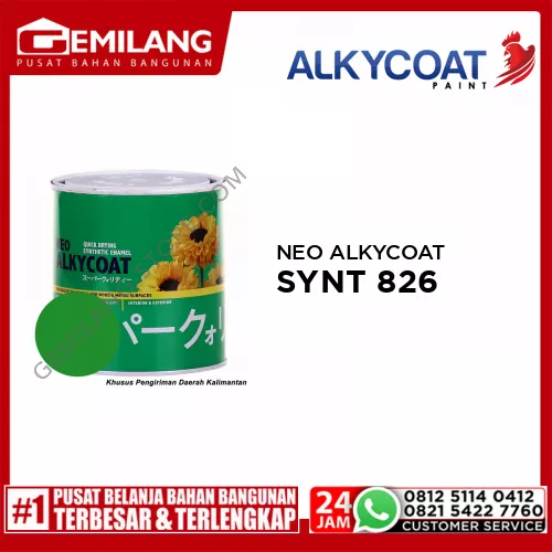 NEO ALKYCOAT SYNT 826 GRASSHOPPER GREEN 0.9kg