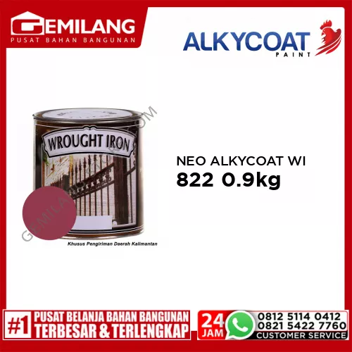 NEO ALKYCOAT WI 822 PINK BERRY 0.9kg