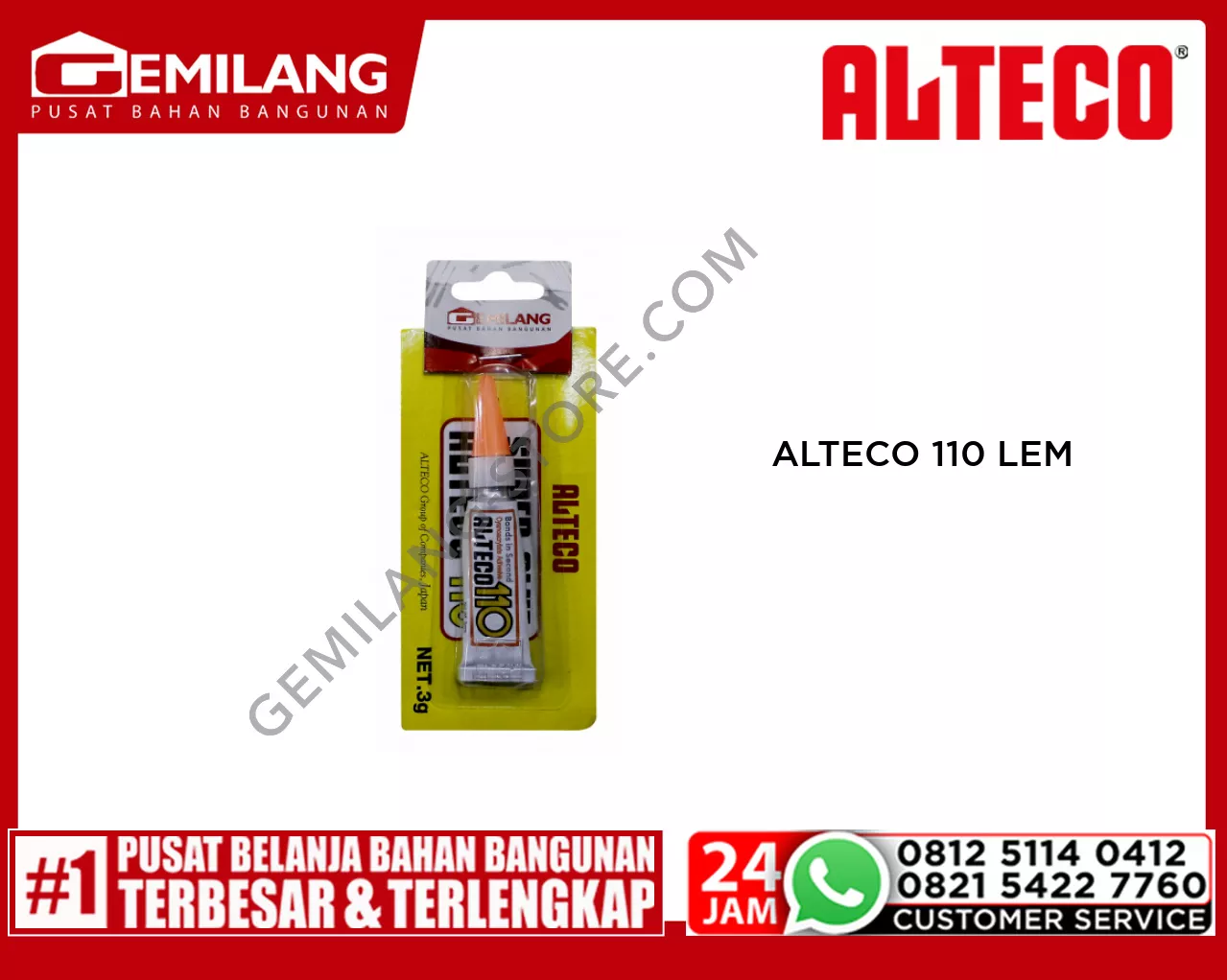 ALTECO 110 LEM SUPER GLUE 0.3gr