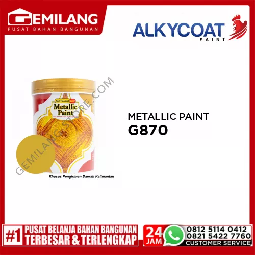 NEO ALKYCOAT METALLIC PAINT G870 800gr