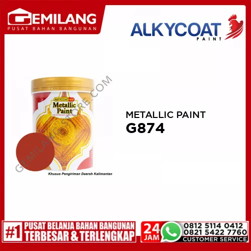 NEO ALKYCOAT METALLIC PAINT G874 800gr