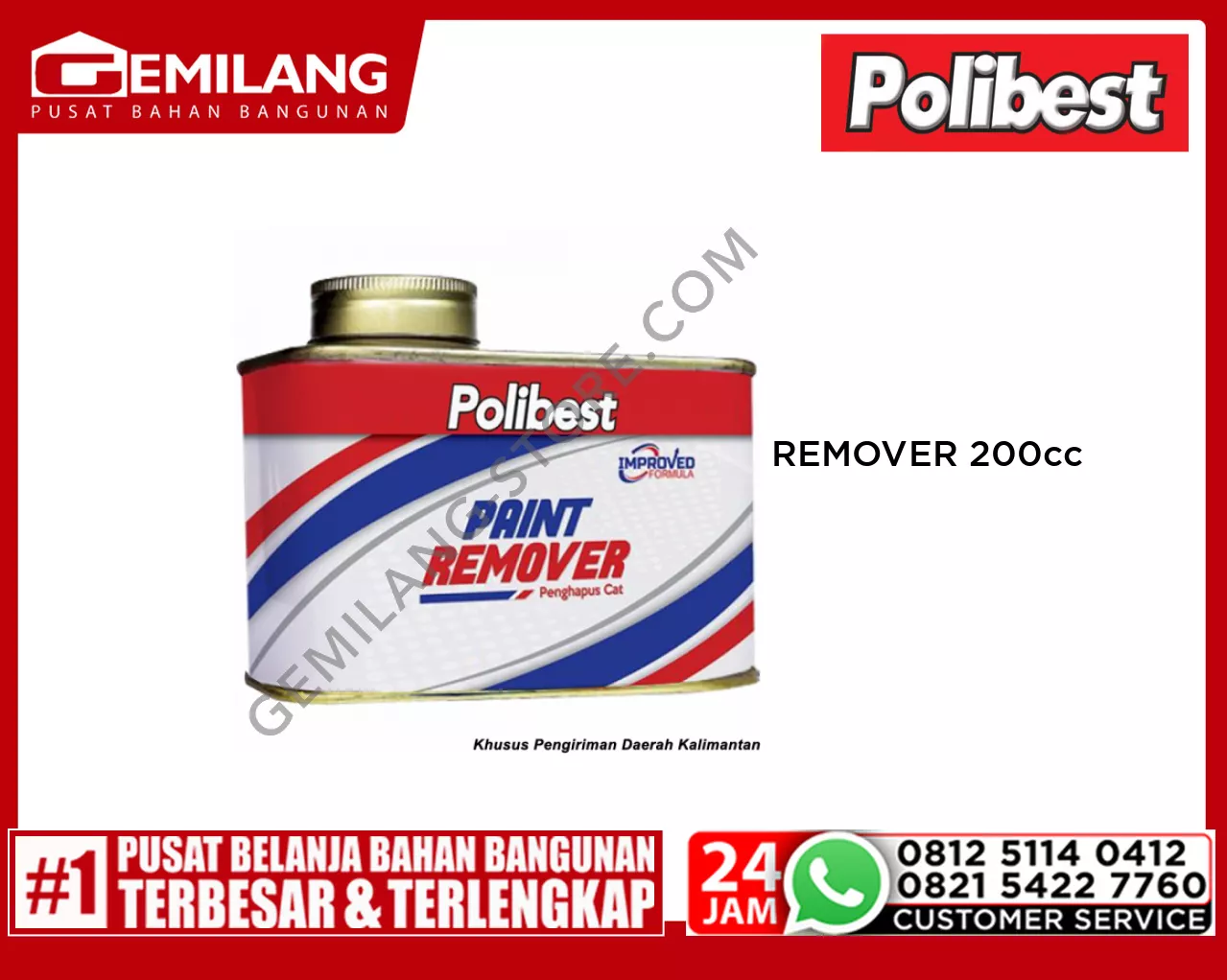 POLIBEST REMOVER 200cc