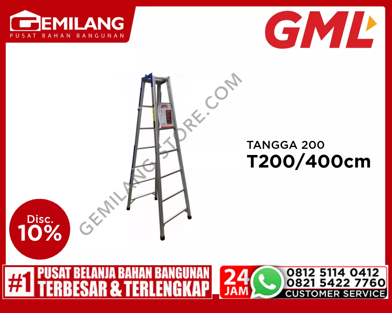GML TANGGA 200 STEPS 7 T200/400cm