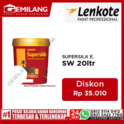 LENKOTE SUPERSILK EMULSION SW 20ltr