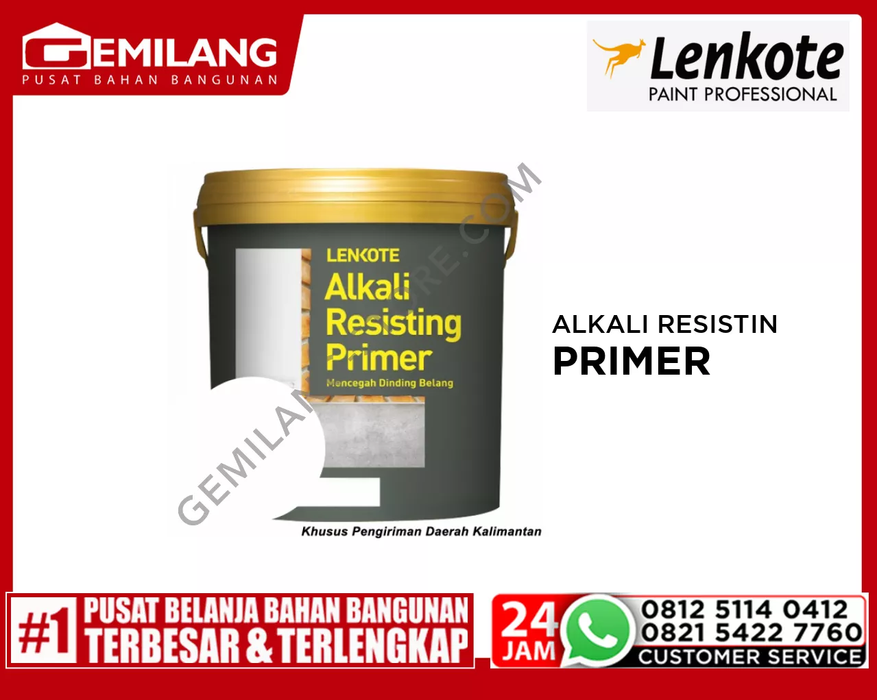 LENKOTE ALKALI RESISTING PRIMER 2.5ltr