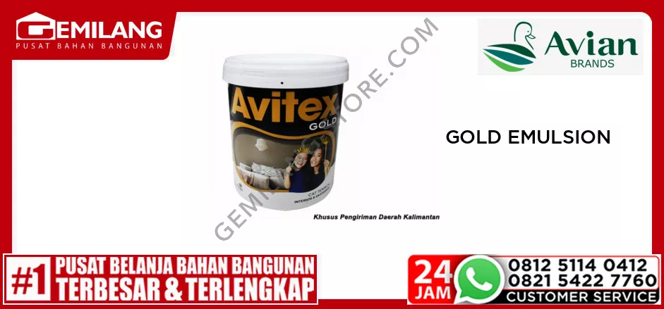 AVITEX GOLD EMULSION SUPER WHITE 25kg