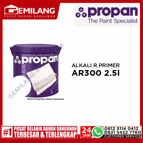 PROPAN ALKALI RESISTING PRIMER AR 300 2.5ltr