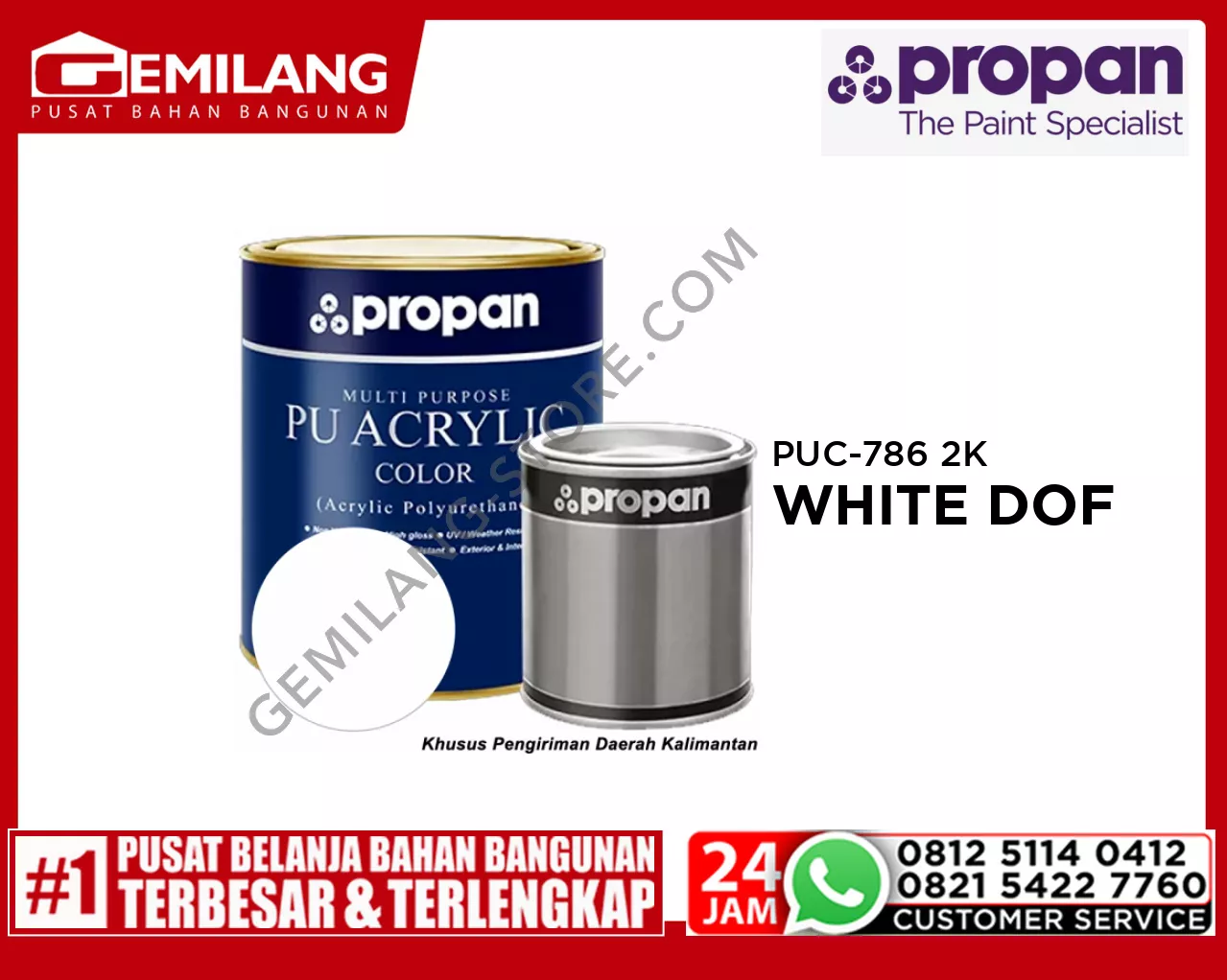 PROPAN PUC-786 2K WHITE DOF 1ltr