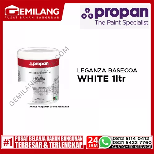 PROPAN LEGANZA BASECOAT DLB-460 WHITE 1ltr