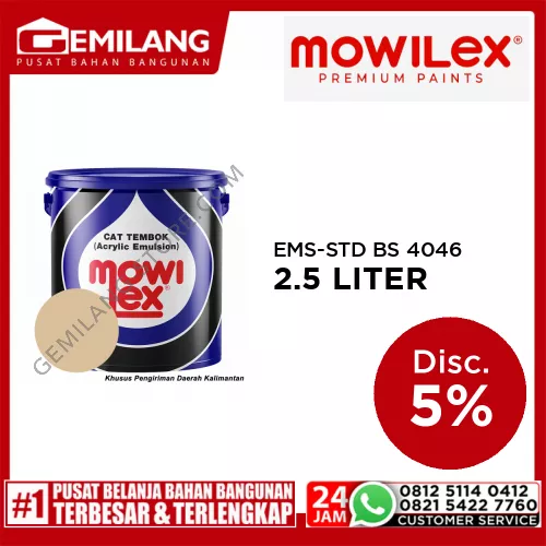 MOWILEX EMS-STD BS 4046 OFF WHITE 2.5ltr