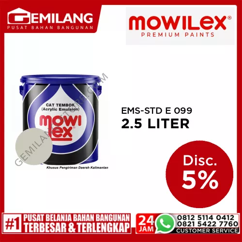 MOWILEX EMS-STD E 099 PEARL GREY 2.5ltr