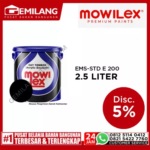 MOWILEX EMS-STD E 200 HITAM 2.5ltr