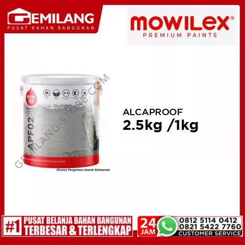 MOWILEX ALCAPROOF PAKET KECIL 2.5kg /1kg
