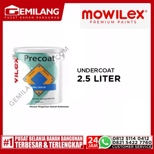MOWILEX UNDERCOAT TEMBOK (WATER BASE) 2.5ltr