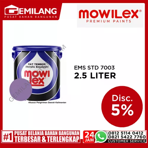 MOWILEX EMS STD 7003 PLUM 2.5ltr
