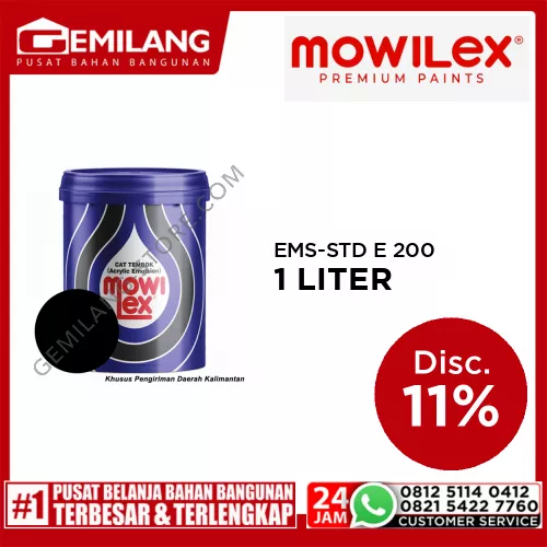 MOWILEX EMS-STD E 200 HITAM 1ltr