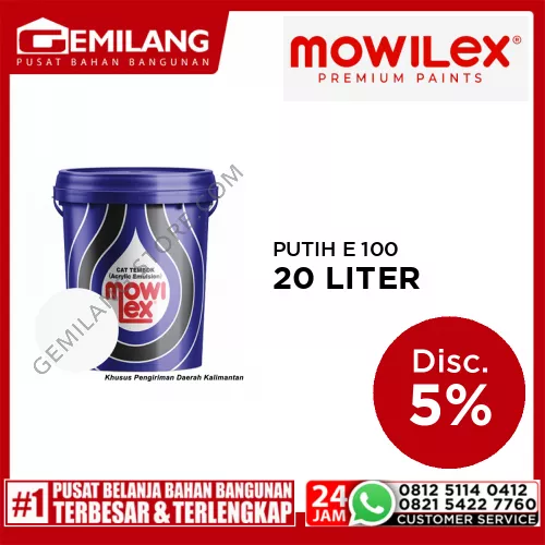 MOWILEX EMS-STD E 100 PUTIH 20ltr