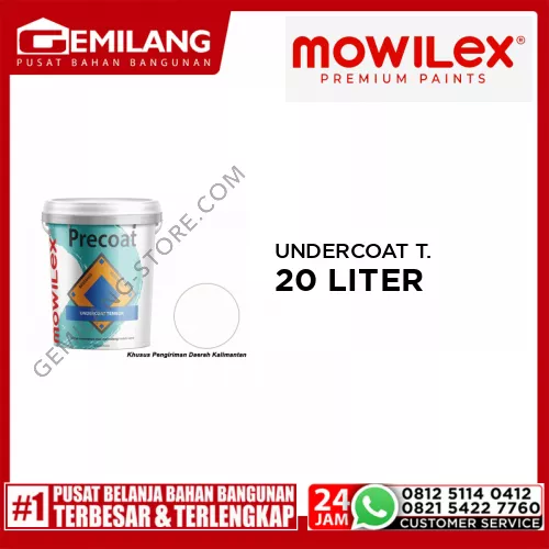 MOWILEX UNDERCOAT TEMBOK (WATER BASE) 20ltr