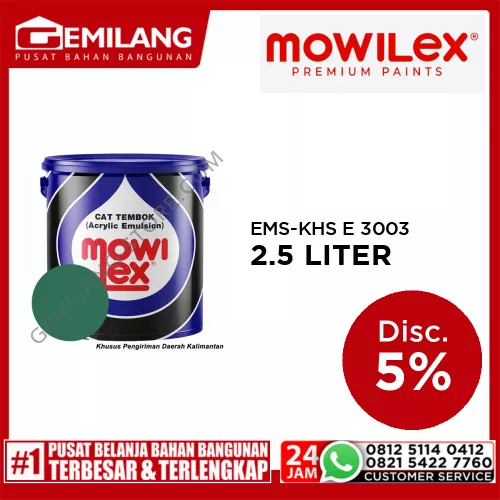 MOWILEX EMS-KHS E 3003 GREEN HIDEAWAY 2.5ltr